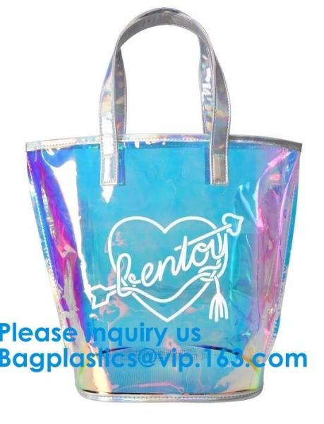 Holographic Makeup Bag Iridescent Cosmetic Bag Hologram Clutch Large Toiletries Pouch Holographic Makeup Pouch  Bag
