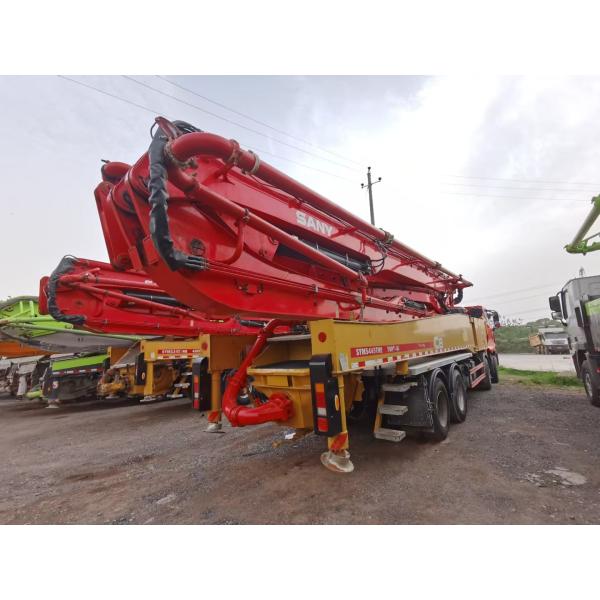 USED SANY Concrete Pump Truck 56m máquina de construcción de camiones de bomba