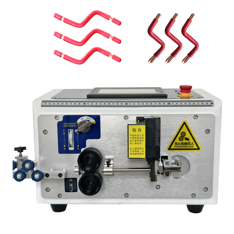 20 Bend Times 3D 6mm² BV Hard Wire Cable Cutting Bending Machine Copper Wire Cut Strip Bend Machine High-Speed 800-1500 Pcs/Hr