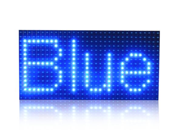 Single Blue Bi Color LED Display Moving Message Sign For Text Advertising
