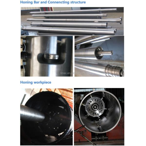 Power 2.2kW DHK-250*3M Precision CNC Honing Machine for Deep Hole of Cylinder Tube