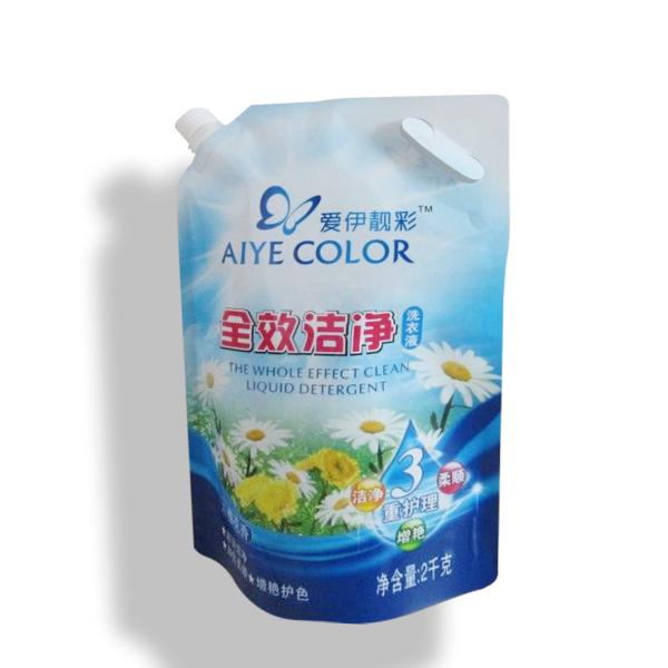 Professional Plastic Liquid Spout Bags Biodegradable For Food Packaging