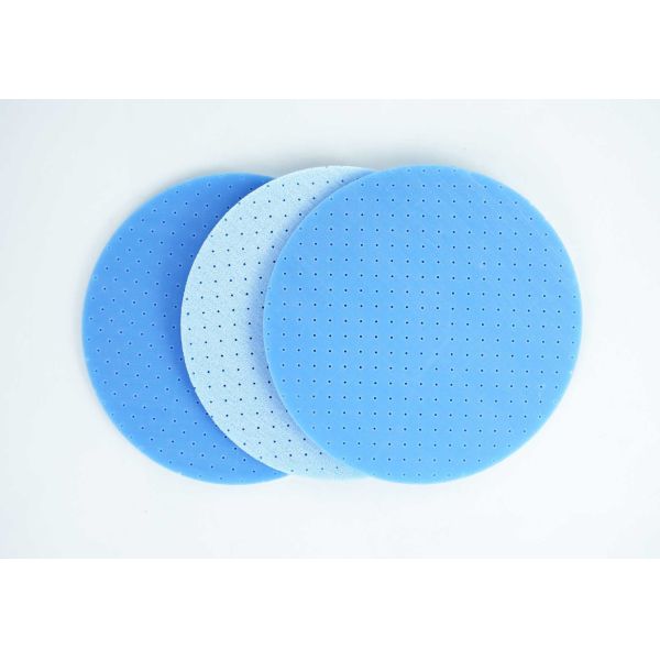 Soft Blue Sponge Sanding Block, Wet Dry Dual Use Abrasive Sponge Sandpaper for Wood Metal Polishing