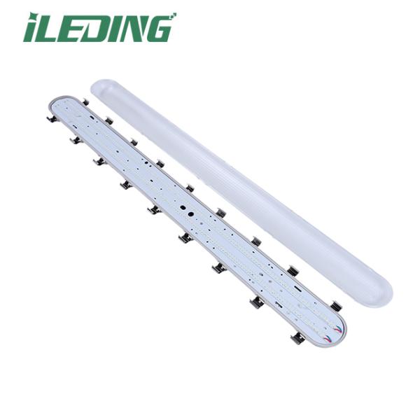 80 CRI 100W 8ft LED Vapor Tight Garage Light Fixture Waterproof Tri proof Light Fixture