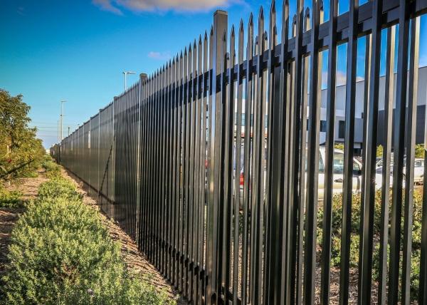 Pulverize o cerco tubular de aço de revestimento da segurança