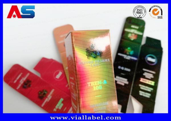 Armazenamento em cartão Caixas de frascos de 10 ml Para frascos de vidro Hologramas de medicamentos, Caixas de embalagem farmacêutica ISO9001