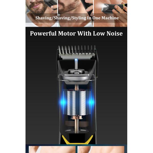 Podadoras de pelo de cerámica reemplazables de las cabezas de la cuchilla de la ingle del pelo del condensador de ajuste IPX4 del cuerpo eléctrico de la prenda impermeable