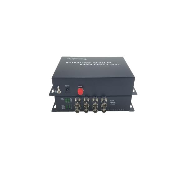 8CH 720P 960P 1080p HD 1080p Video Converter / Fiber Optic Transmitter
