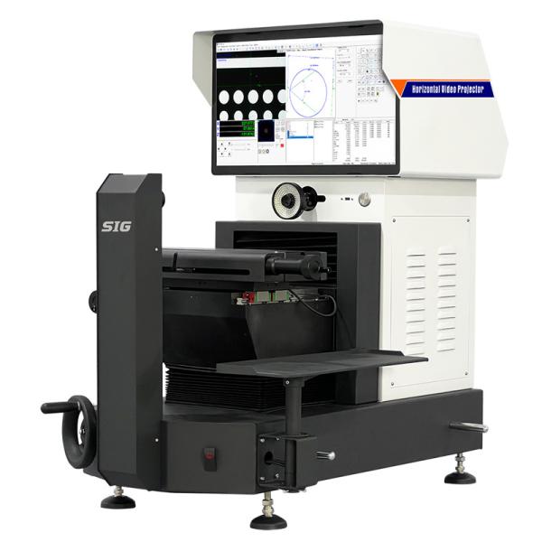 PH-3015 Industrial 2D Measuring Horizontal Projector Z Axis 110mm Resolution 0.0005mm For Gear / Thread Inspection