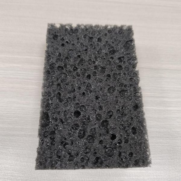 80x50x30mm Black Car Wash Sponge - Powerful Cleaning & Scratch Reduction