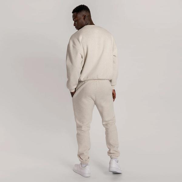 Fleece Fabric Unisex Long Sleeve 2 Pieces Tracksuit For Fitness