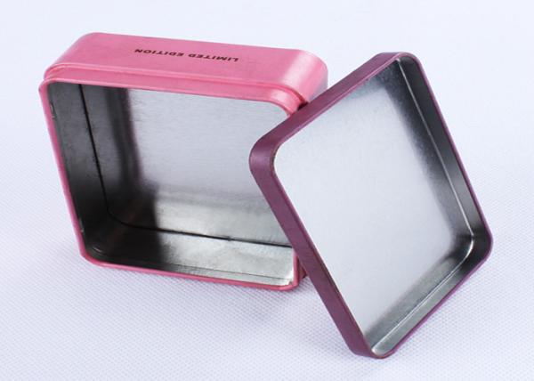 Metal Vintage Chocolate Tin Boxes Full Color CMYK Printed 105 x 75 x 32 MM