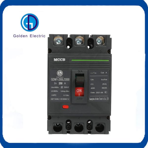 400V Gdm1 MCCB para distribuição de energia Tipo normal 125A 250A 400A 630A 800A