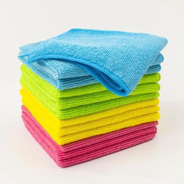 Customized Microfiber Cleaning Cloth Water Absorbent and Powerful Cleaning for Kitchen