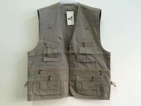 vest, waistcoat, polyester washed fabric, weeding vest, weeding waistcoat, S-3XL, 4 colors: black, blue, green & beige