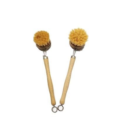 Eco Friendly Household Cleaning Brushes 24cm Long Wooden Handle