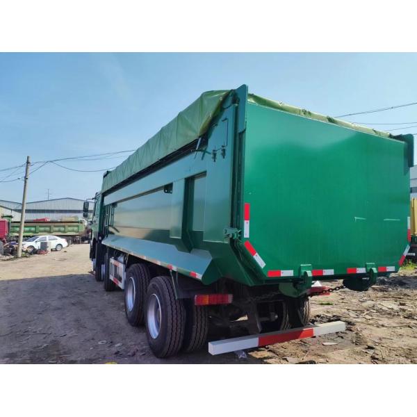 Radial Tire Design Sinotruk HOWO Green 8*4 U-Type Dump Truck 12 Wheels Transportation