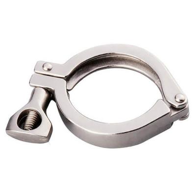 Heavy Duty Pipe Sanitary Tri Clamp Fittings DIN ISO 3A SMS Standard With Highly Sealing
