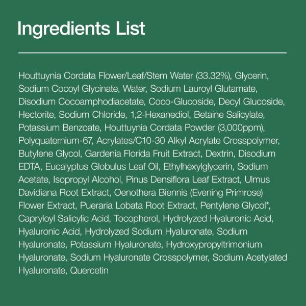 Coréen de la feuille de cœur Quercetinol hydratant de nettoyage du visage mousse BHA acide hyaluronique élimineur de casse noire 150 ml 5,07 oz