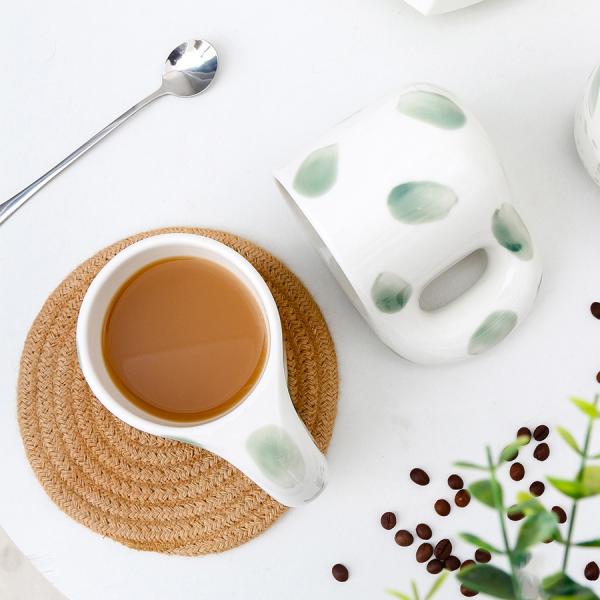 Creativity Porcelain Mugs Hand-Painted Cute Color Glaze Splash Ink Mug