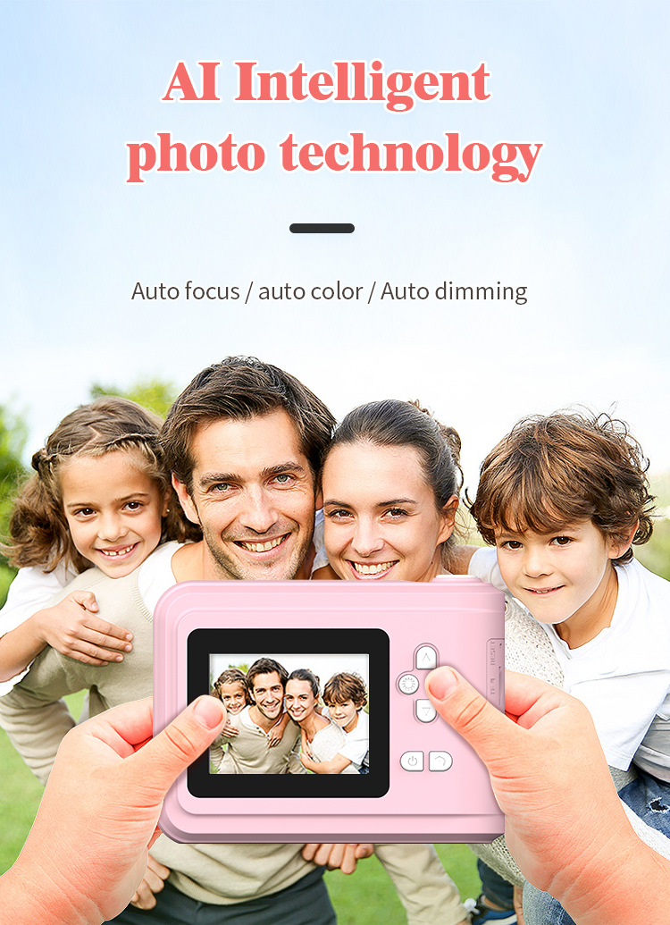 Cross-border Exclusive Supply of Instant Print Digital Cameras, Children's Mini Cameras, High-pixel Toy Mobile Phones, and Camer