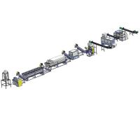 Fully Automatic Plastic Washing Recycling Machine 1000kg/h For PP PE Films / PP Woven Bags