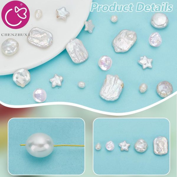 Jewelry 14-15mm Rectangle White Freshwater Pearl Necklace High Quality Natural Loose Pearls Wholesale Price