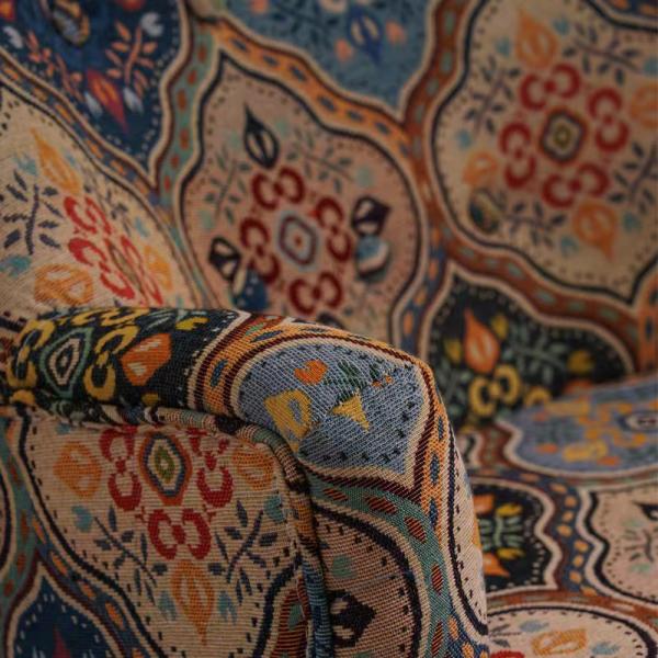 Luxury Retro Ringer Solid Wood Chair Hotel Bedroom Living Room