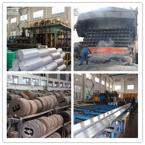 6063 / Профиль штранг-прессования алюминия 6061 с вырезыванием/подвергать механической обработке сверлить/КНК