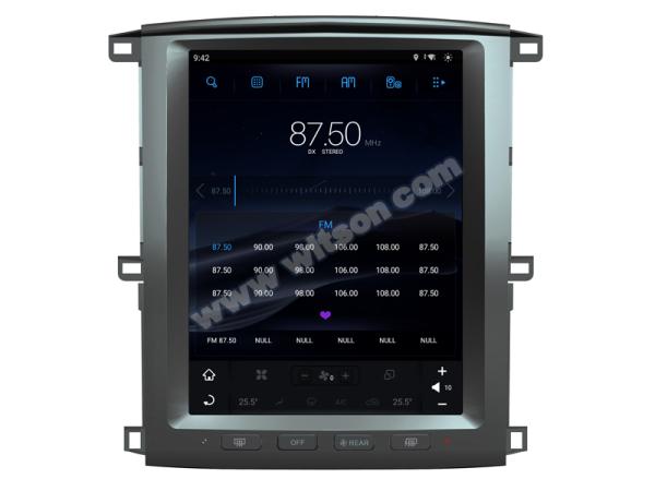 12.1 Screen Tesla Vertical Android Screen For Toyota Land Cruiser 100 GX LC100 Lexus LX470 2002-2007 Car Multimedia Stereo GPS Carplay Player