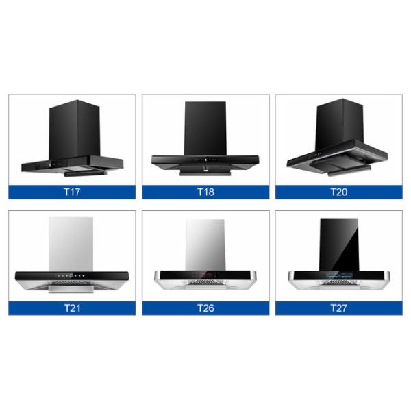 EQVVV Silent Curved Glass Cooker Hood 60cm Rangehood