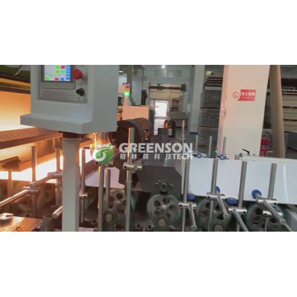 Fully Automatic Lamination Machine with 5-17m/min Production Speed, PLC Control, and Eco-friendly PUR Hot Melt Glue for Gypsumboard