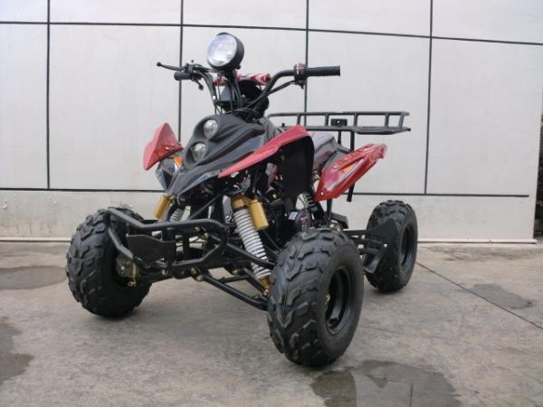 Electric Starting Youth Racing ATV 110cc Displacement 7 Tires Four Stroke