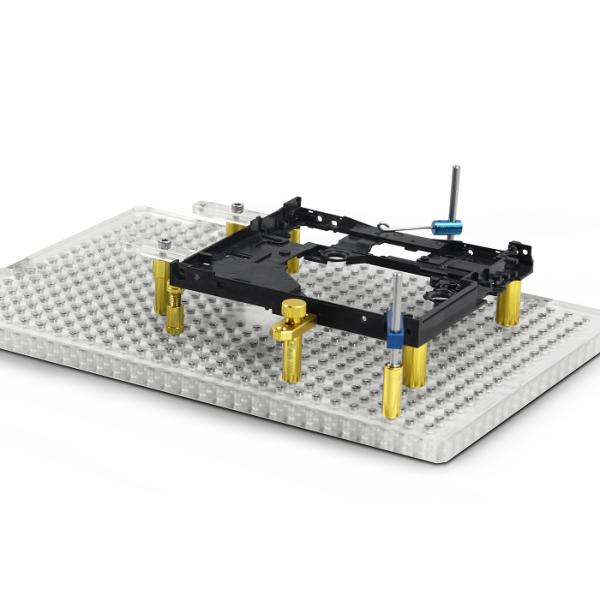 Golden Color Aluminum VMM CMM Fixture Kits For Vision Measurement Machine