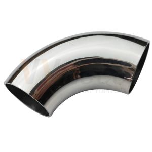 AISI 201 304 316 Mirror Satin  Inox Pipe Connector 1 1/2'' 38.1mm OD  Stainless Steel Railing Elbow 98mm 120mm Arc