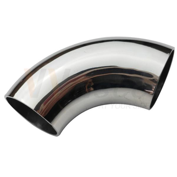 AISI 201 304 316 Mirror Satin  Inox Pipe Connector 1 1/2'' 38.1mm OD  Stainless Steel Railing Elbow 98mm 120mm Arc