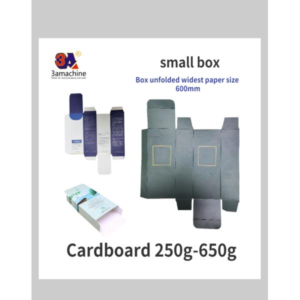 3a Automatic Mini Box Folder Gluer Machine for Garment Shop Stick Single Side Folding