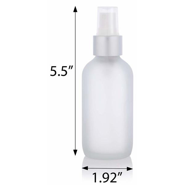 PET 50ml Cosmetic Spray Bottle Containers With 24MM Pump