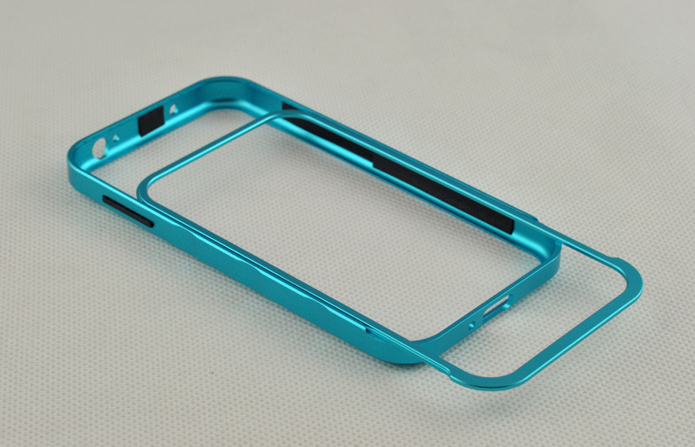 Teal Aluminum Frame For Samsung Galaxy S4 I9500 Metal Bumper Case