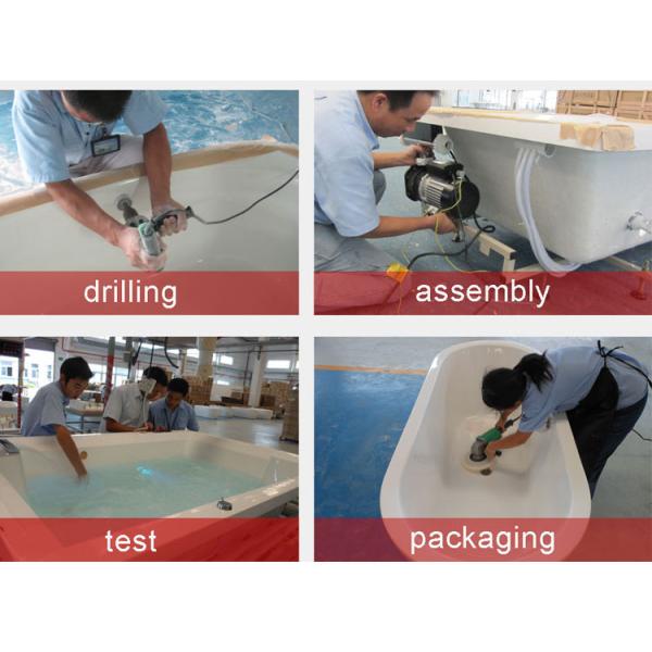 Freestanding круглая ванна водоворота с двигателями плавает джакузи 1700MM спа