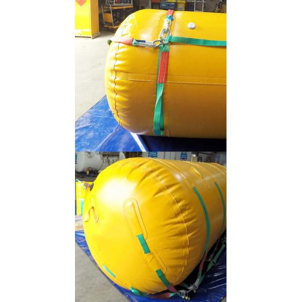 Bolsas de flotabilidad Bolsas de aire de flotabilidad de cilindro de PVC inflable de salvamento marítimo a medida