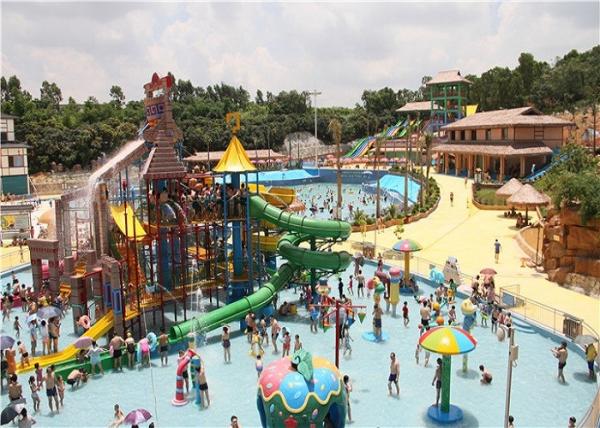 Rio preguiçoso do parque da água da fibra de vidro 1m para o recurso do hotel