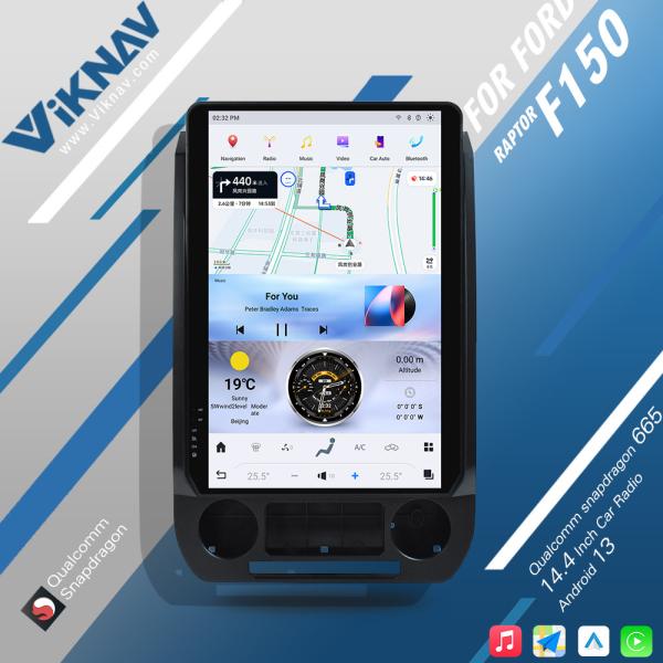 VIKNAV 14.4 Rádio Android para Carro Ford F250 F350 F450 2015-2020 Carplay Android Auto
