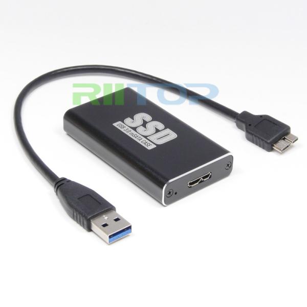 mSATA SSD to USB 3.0 External Drive Case Enclosure for 50x30mm mSATA SSD