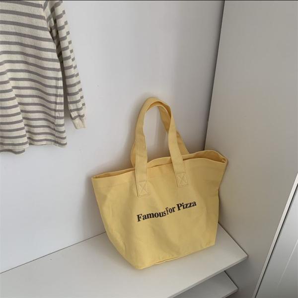 Daily School Life Canvas Tote Bag for Shopping Practical and Versatile Design
