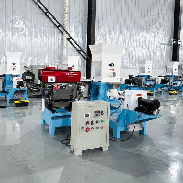 MIKIM Diesel Fish Feed Pellet Extruder Machine: Powerful + Low Fuel Consumption, Cuts Fish Feed Pellet Production Costs in Half