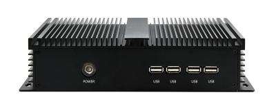 PC encaixado Fanless de alumínio da caixa da liga HDMI Linux 1000Mbps