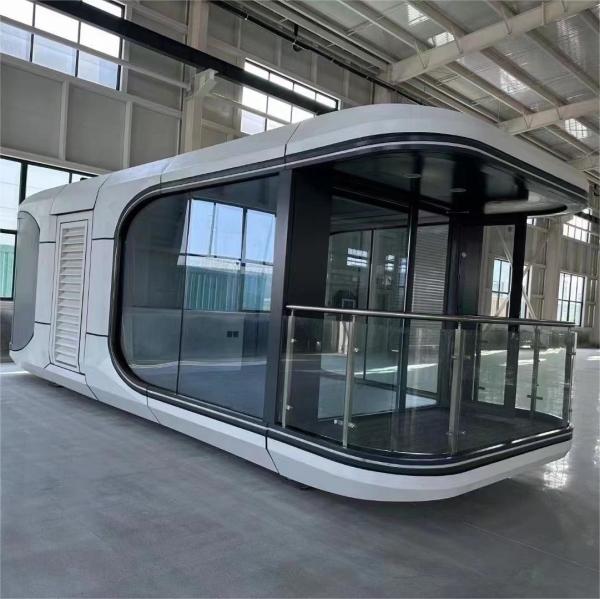Prefab Container House 2 Bedroom Glass Moving Modern Home for Graphic Design Projects