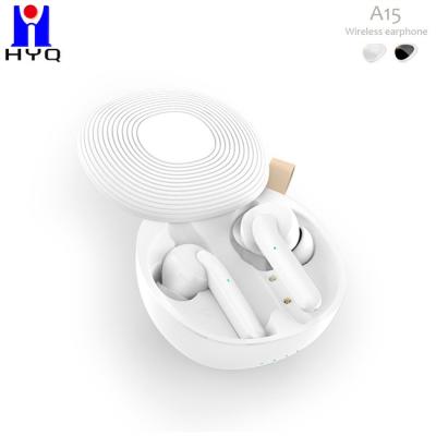 Black White Waterproof Bluetooth Earphones 55mAh TWS True Wireless Stereo Earbuds