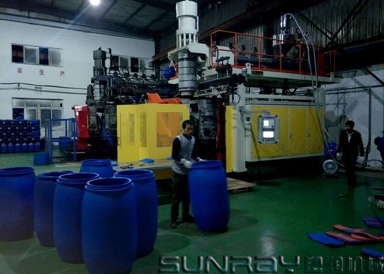 160L Open-Top Drum HDPE Blow Moulding Machine 62KW 220V SRB100N